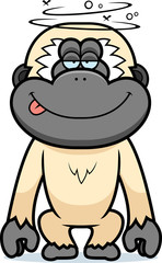 Cartoon Stupid Gibbon