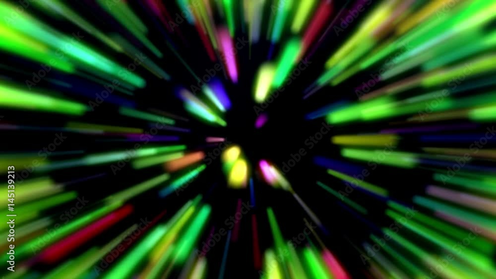 Poster rainbow reverce particles shiny rays of light loop explosion background