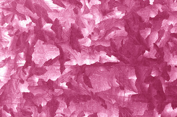Pink color metal plate pattern.