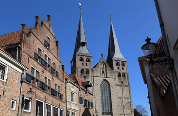 Fototapeta na wymiar Bergkerk church in Deventer, Holland