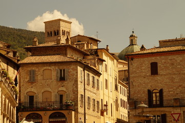 Fototapeta na wymiar Eindrücke von einem Rundgang in Assisi / Italien