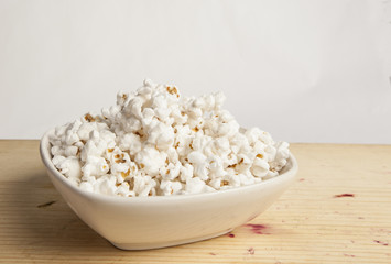 popcorn in a bowl