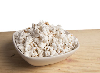 popcorn in a bowl