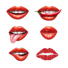 Lips set