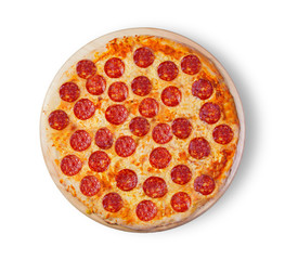 Pizza pepperoni. This picture is perfect for you to design your restaurant menus. Visit my page. You will be able to find an image for every pizza sold in your cafe or restaurant.  