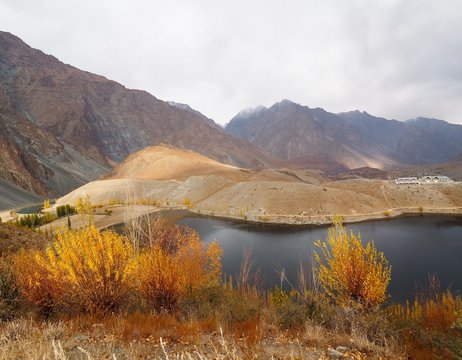 Golden Autumn In Phander Valley, Phander Lake, Ghizer District, Gilgit Baltistan, Northern Pakistan