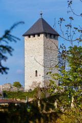 Fototapeta premium Wiesbaden, Burg Sonnenberg. April 2017.