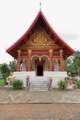 Sim-Congregation hall of Wat Aham dated AD.1818. Luang Prabang-Laos. 4069