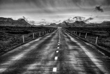 Ring road (nember 1) of Iceland