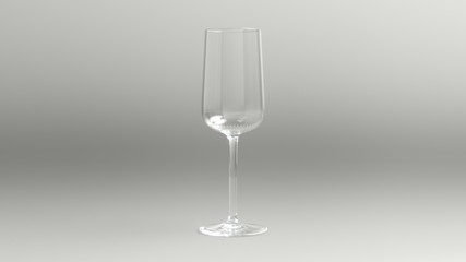 Reflective Glass with decorative patterns on white background.