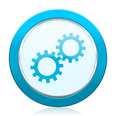 Gear vector icon.