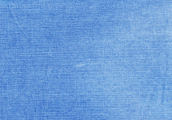 Blue color jeans textile texture.