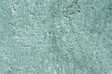 Fototapeta na wymiar Cyan color weathered cement wall pattern.