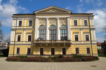 Fototapeta na wymiar Town hall in Spisska Nova Ves, Slovakia