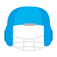 baseball helmet isolated icon vector illustration design