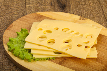 Sliced cheese