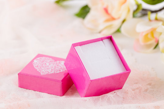 Pink Jewelry Gift Box