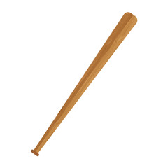 baseball bat isolated icon vector illustration design