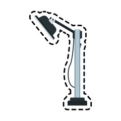 desk lamp icon image vector illustration design 