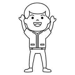 baseball player avatar character vector illustration design