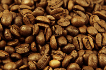 Roasted coffee beans
