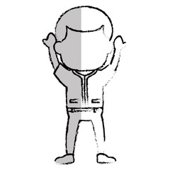 baseball player avatar character vector illustration design