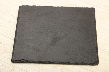Black stone plate