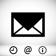 email icon stock vector illustration flat design