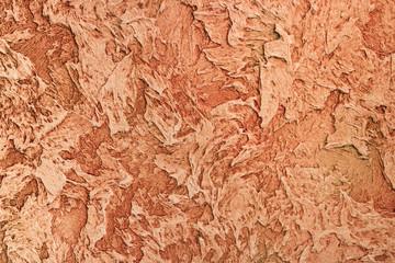 orange textured decorative clay for interior and exterior work
