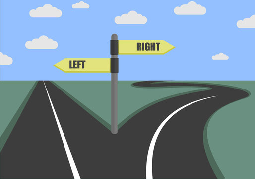 Difficult Choice concept