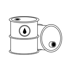 barrel oil industry related icons image vector illustration design