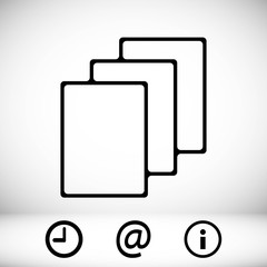 file icon stock vector illustration flat design