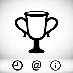 champions cup icon stock vector illustration flat design