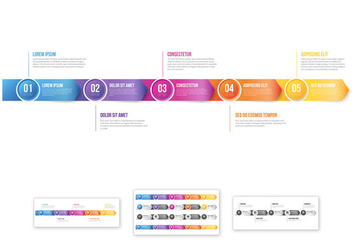 Bright Timeline Infographic 2