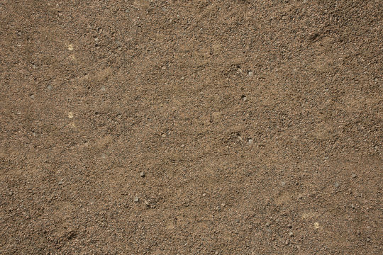 Texture of dry sand , top view