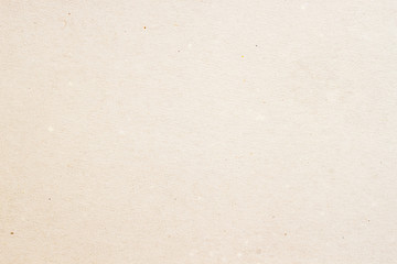 Texture of old organic light cream paper, background for design with copy space text or image. Recyclable material, Natural rough, has small inclusions of cellulose