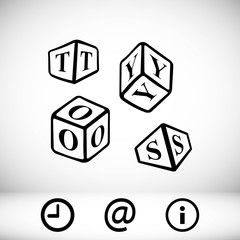 toys icon stock vector illustration flat design