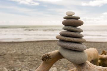 Auszeit am Strand für Balance Findung