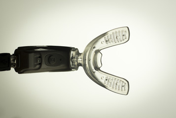 Obraz premium Teeth bracket dental vibrator