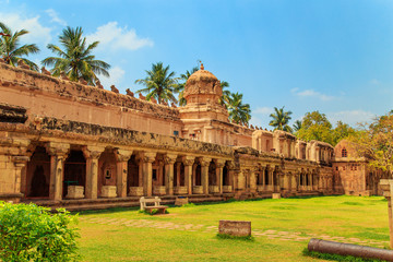 Fototapeta na wymiar Brihadeeswara Temple in Thanjavur, Tamil Nadu, India.