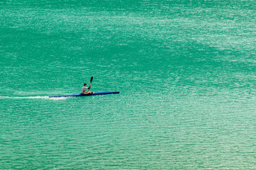 Kayak on a lake