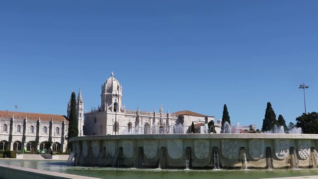 Jeronimos Monastery in Lisbon  - the most grandiose monument to late Manueline Portuguese style architecture.
