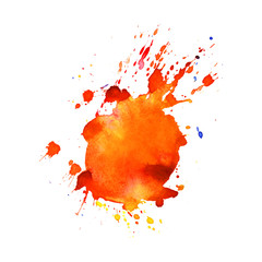 Abstract hand drawn watercolor background