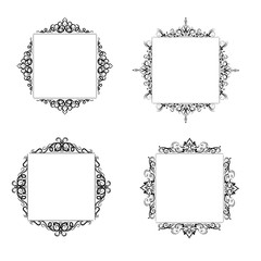 Vintage baroque frame