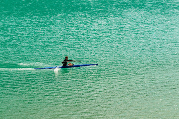 Kayak on a lake
