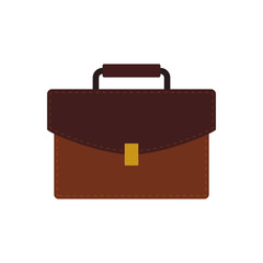 suitcase luggage object vector icon illustration graphic design