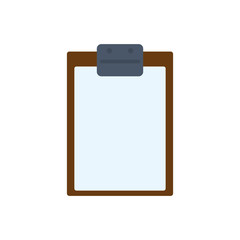 document holder paper sheet vector icon illustration