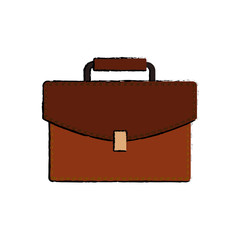 suitcase luggage object vector icon illustration graphic design