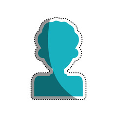 man male silhouette vector icon illustration shape