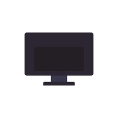 pc computer backwards technology vector icon illustration